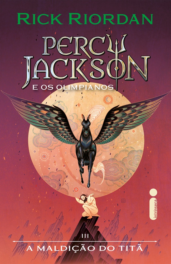 Capa do livro A Maldição do Titã, de Rick Riordan