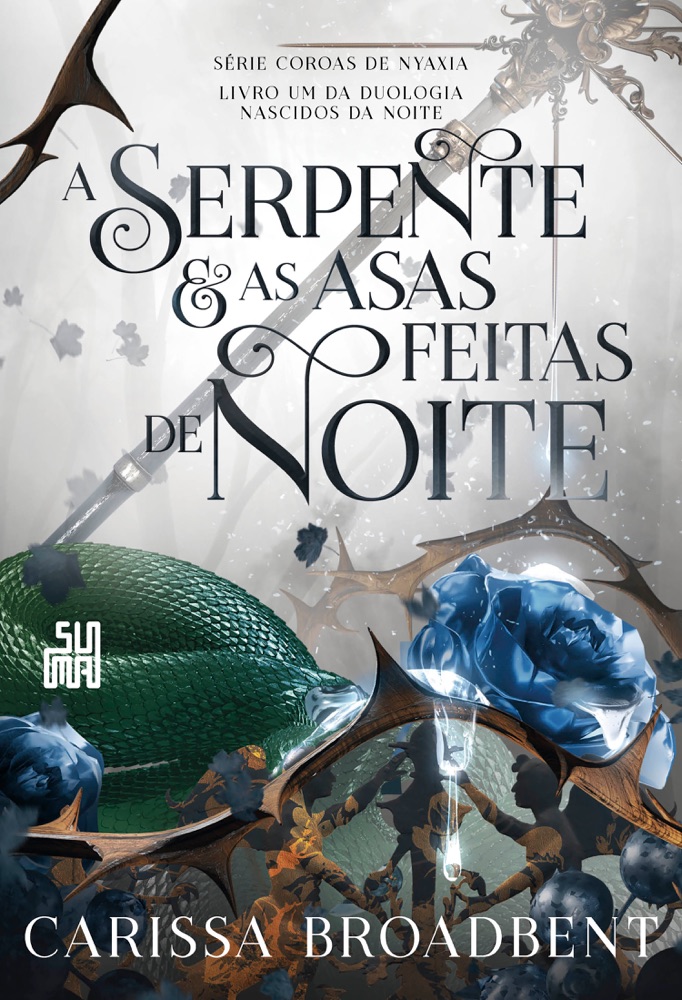 Capa do livro A Serpente e as Asas de Sangue, de Carissa Broadbent