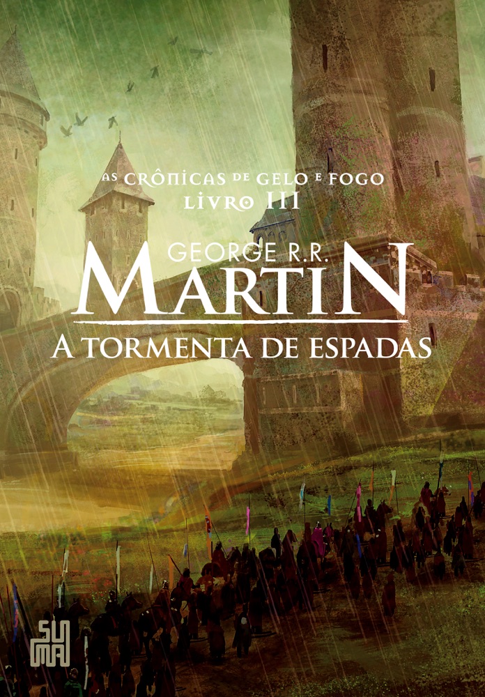 Capa do livro A Tormenta de Espadas, de George R. R. Martin