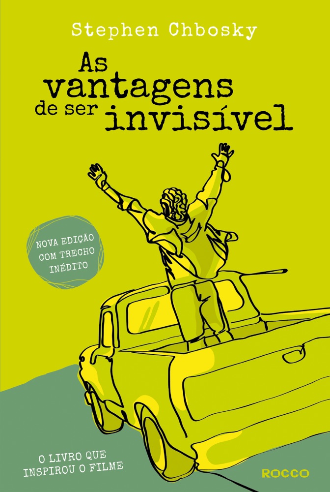 Capa do livro As Vantagens de Ser Invisível, de Stephen Chbosky
