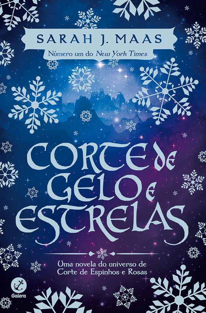 Capa do livro Corte de Gelo e Estrelas, de Sarah J. Maas