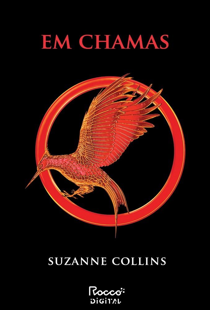 Capa do livro Em Chamas, de Suzanne Collins