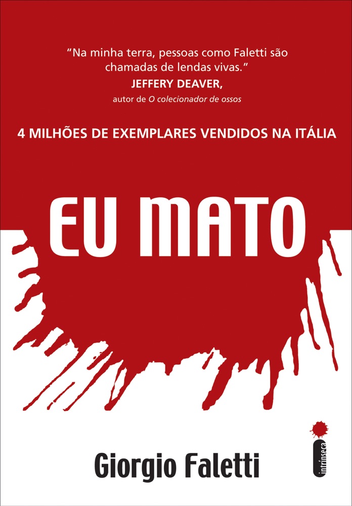 Capa do livro Eu Mato, de Giorgio Faletti