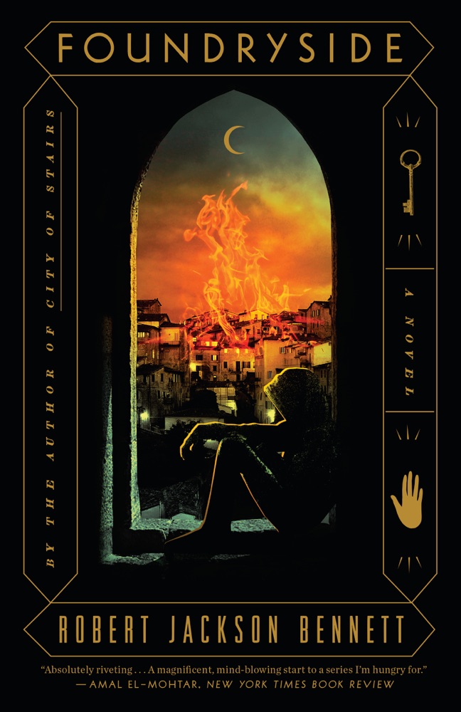 Capa do livro Foundryside, de Robert Jackson Bennett