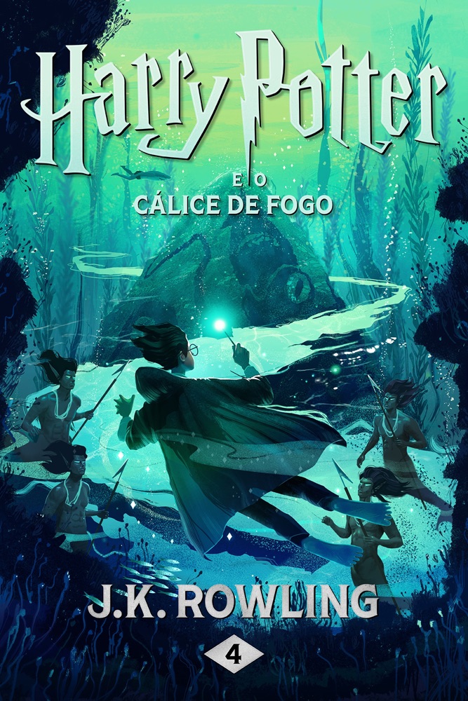 Capa do livro Harry Potter e o Cálice de Fogo, de J. K. Rowling