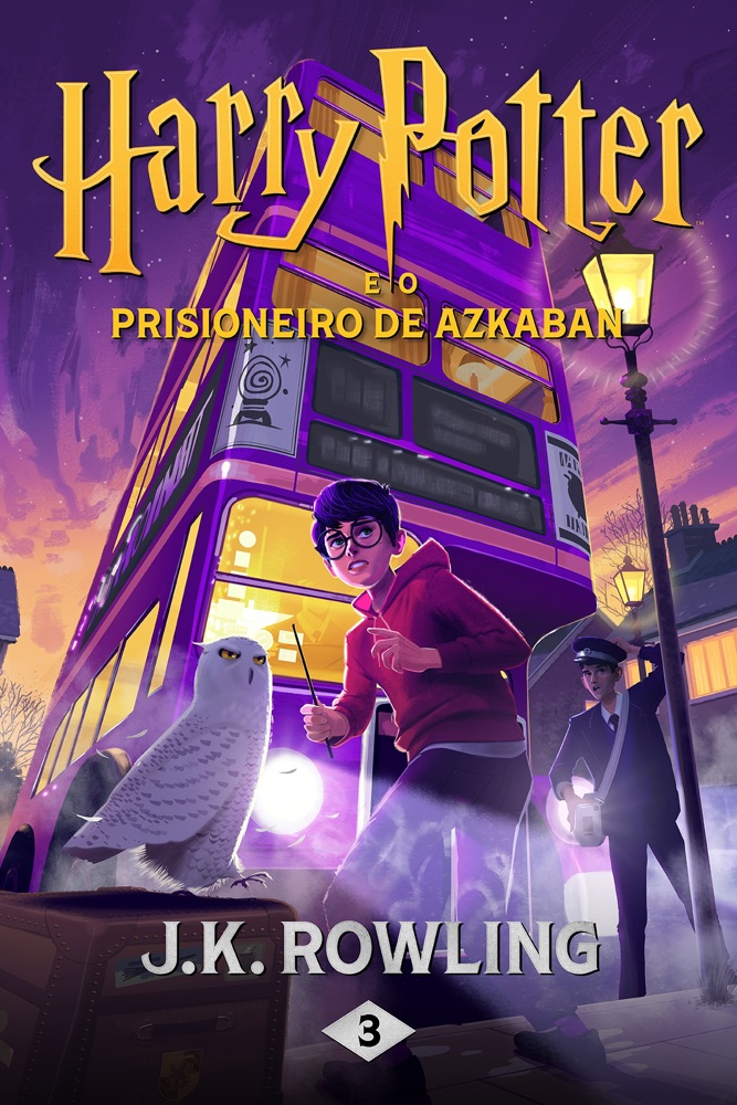 Capa do livro Harry Potter e o Prisioneiro de Azkaban, de J. K. Rowling
