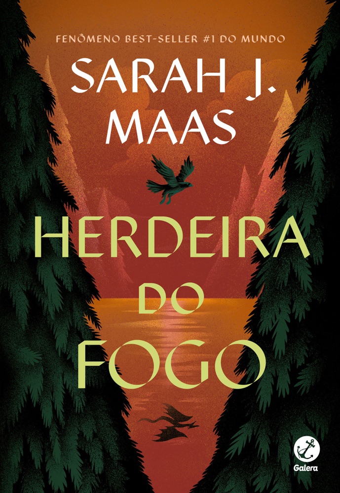 Capa do livro Herdeira do Fogo, de Sarah J. Maas