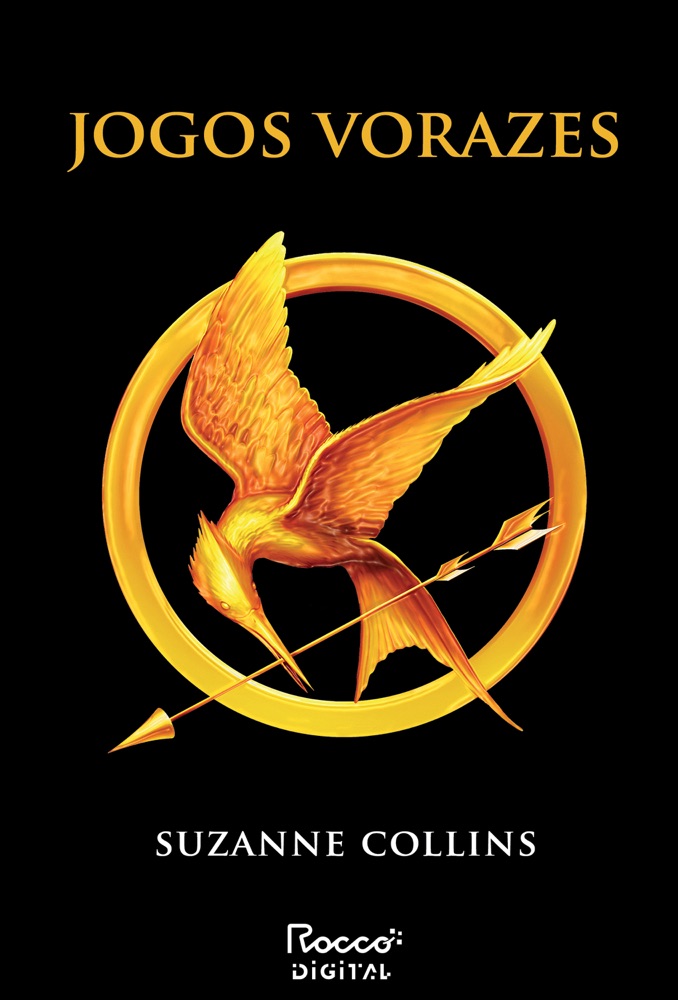 Capa do livro Jogos Vorazes, de Suzanne Collins
