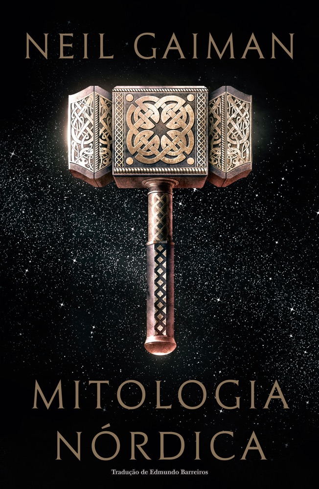 Capa do livro Mitologia Nórdica, de Neil Gaiman