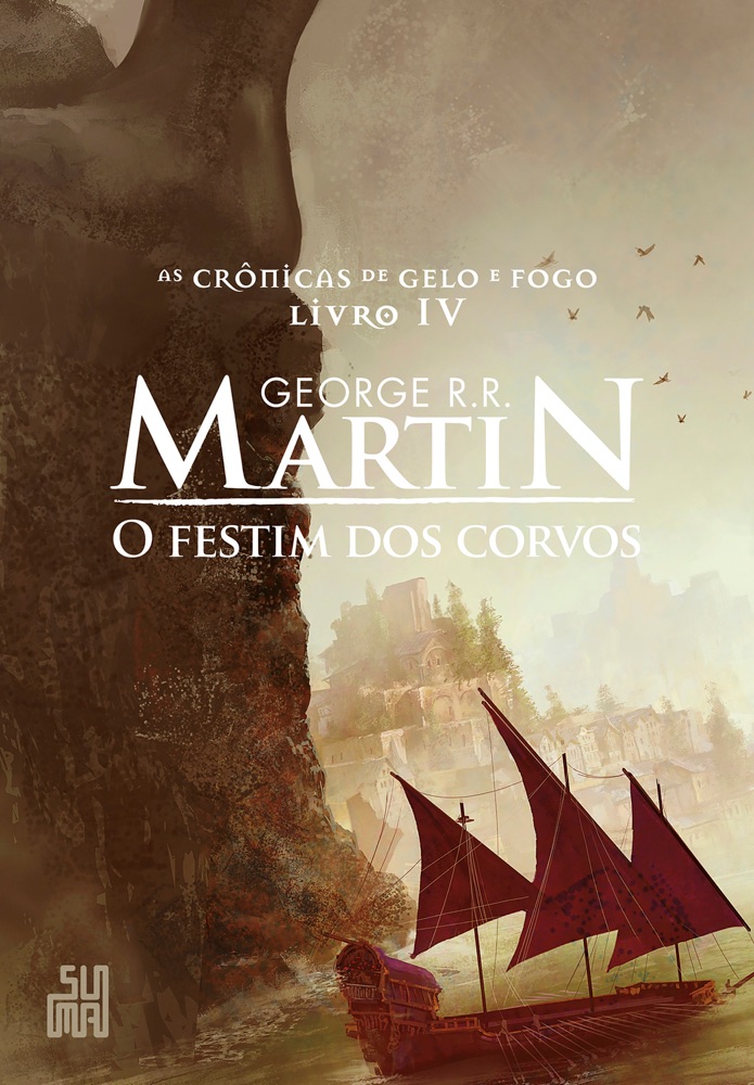 Capa do livro O Festim dos Corvos, de George R. R. Martin
