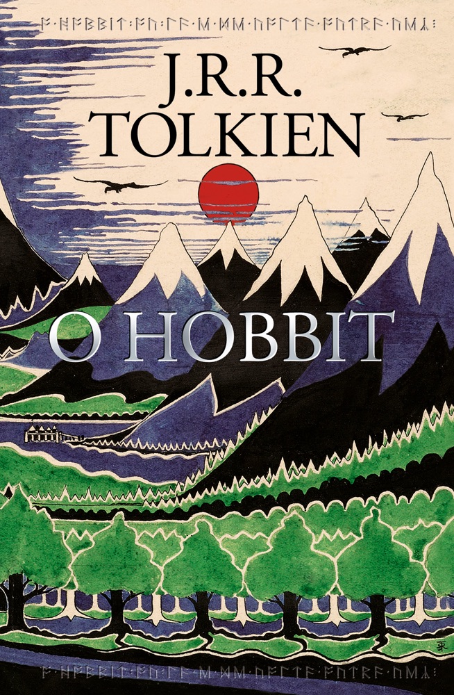 Capa do livro O Hobbit, de J. R. R. Tolkien