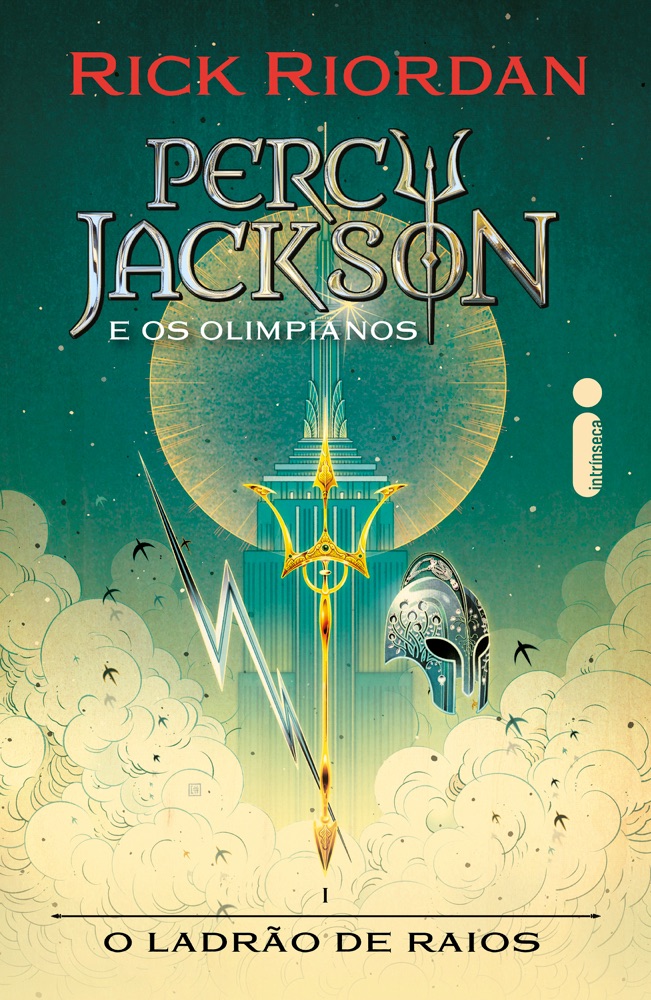 Capa do livro O Ladrão de Raios, de Rick Riordan