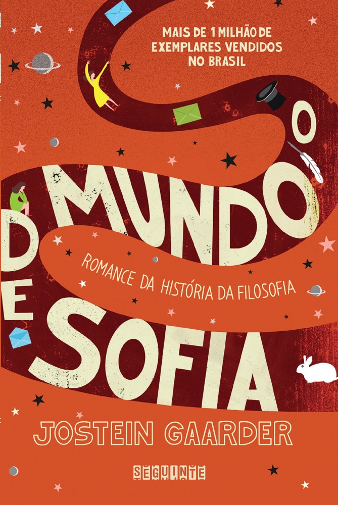 Capa do livro O Mundo de Sofia, de Jostein Gaarder