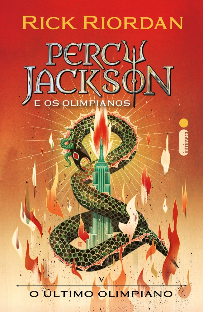 Capa do livro O Último Olimpiano, de Rick Riordan