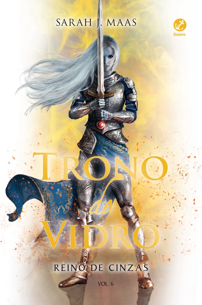 Capa do livro Reino de Cinzas, de Sarah J. Maas