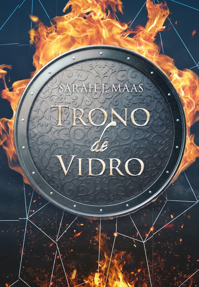 Capa do livro Trono de Vidro, de Sarah J. Maas