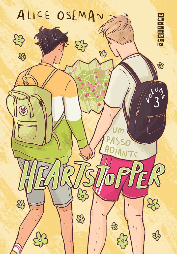 Capa brasileira de Heartstopper: Um Passo Adiante — Volume 3